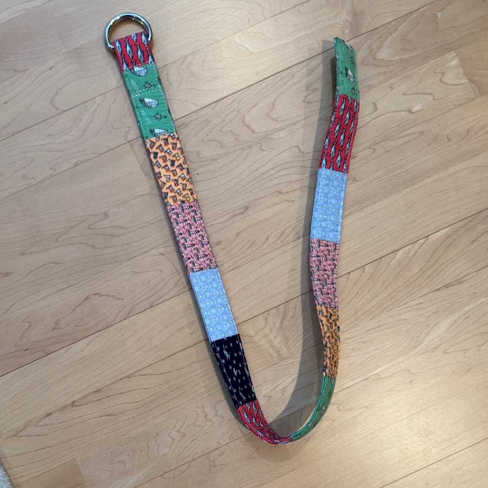Vineyard Vines Colorful Patchwork Belt
